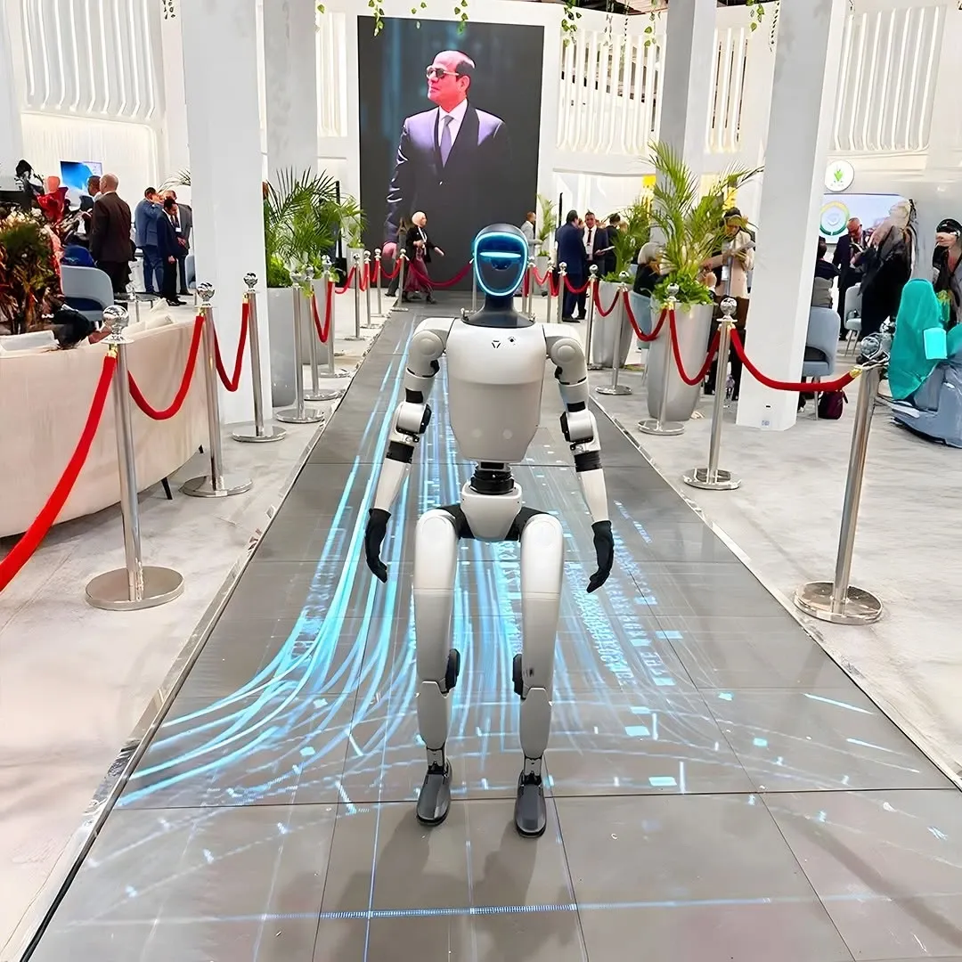 Revolutionizing Energy Events: G1 Humanoid AI Avatar At Egypt Energy Show 2025