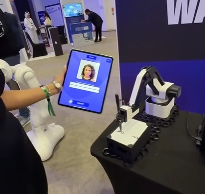 Sketch Robot Enhances Visitor Experience At Global AI Show 2024